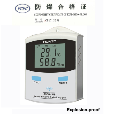 中国 耐圧防爆証明書が付いている高い等級の温度の湿気のデータ ロガー サプライヤー