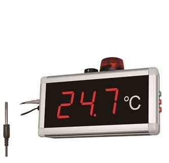 中国 研修会の室温の表示、可聴アラームが付いている大きい表示温度計 サプライヤー