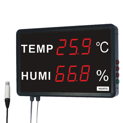 中国 HUATOデジタル体温計の湿度計のデジタル温度および湿気の表示 サプライヤー