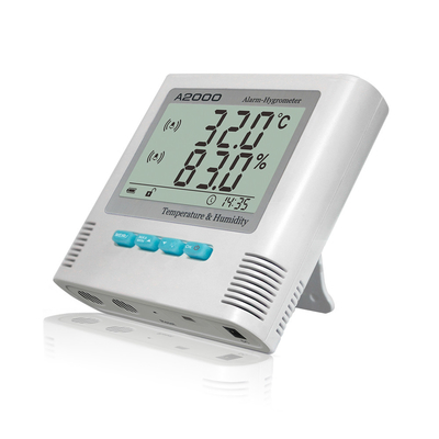 中国 警報および最高の最低限界の設定のBultiのLCD表示のデジタル体温計の湿度計 サプライヤー