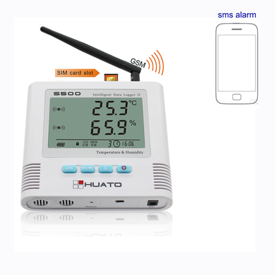 中国 SMS警報GSMの温度検出器、GSMの温度のデータ ロガーLCDの表示 サプライヤー