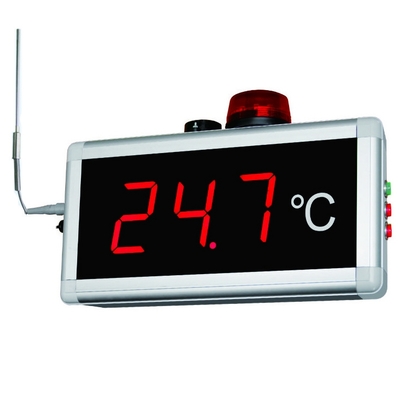 中国 大きいLED表示が付いているPT100高精度のデジタル体温計の湿度計 サプライヤー