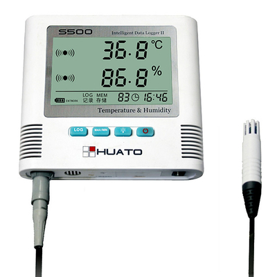 中国 LEDスクリーンの温度の湿気のデータ ロガー、スマートな温度の湿気のレコーダー サプライヤー